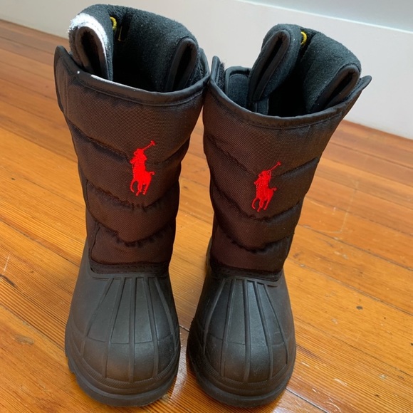 Polo Ralph Lauren Other - Polo Ralph Lauren black snow boots. Size 11